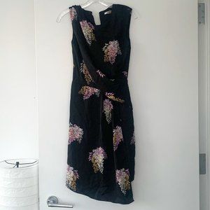 DKNYC Midi Flower Print Dress - Size 2